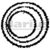 SUZUK 146993001 Gasket, exhaust pipe